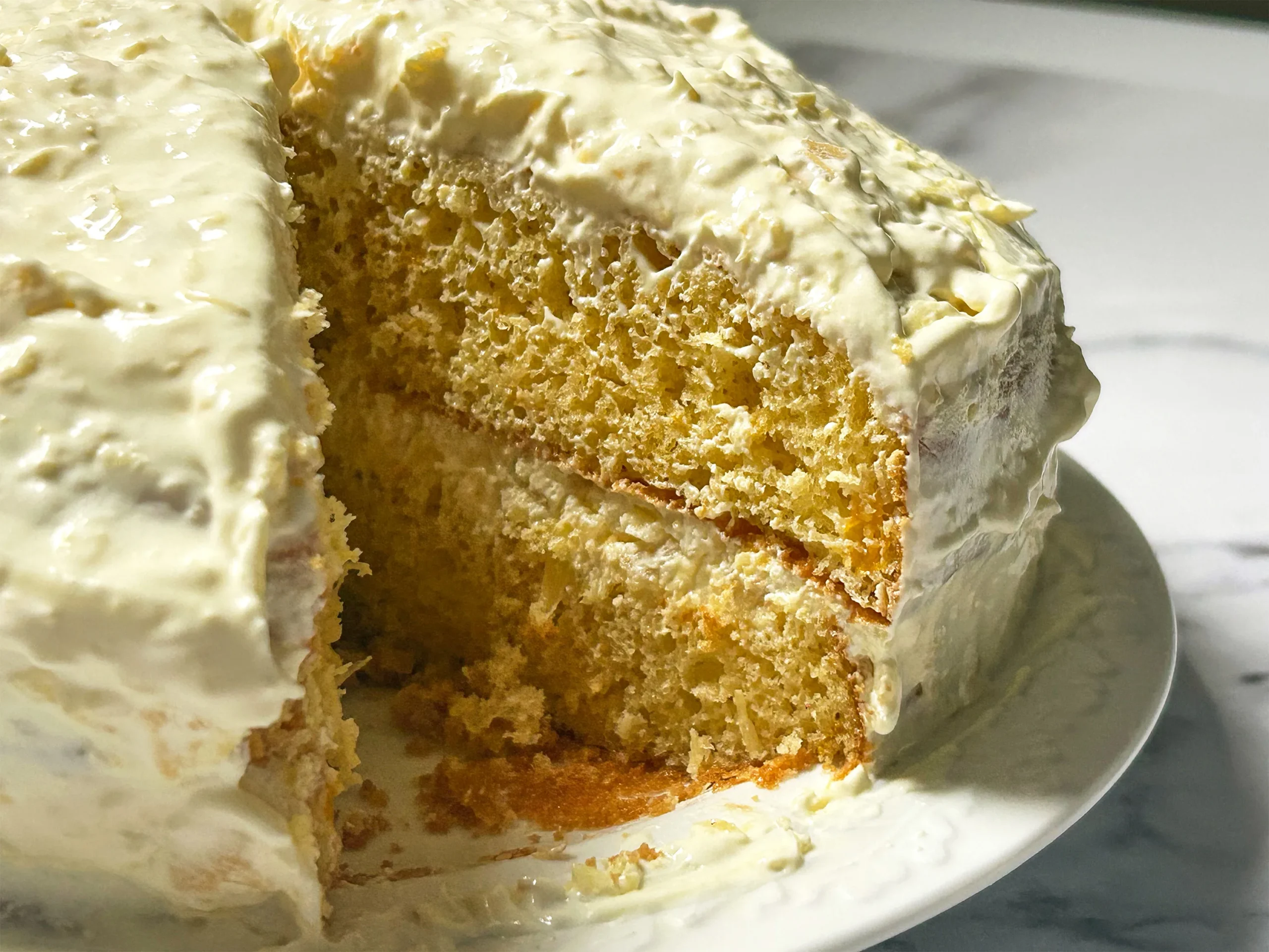 My Grandma Always Adds This Canned Fruit to Boxed Yellow Cake Mix